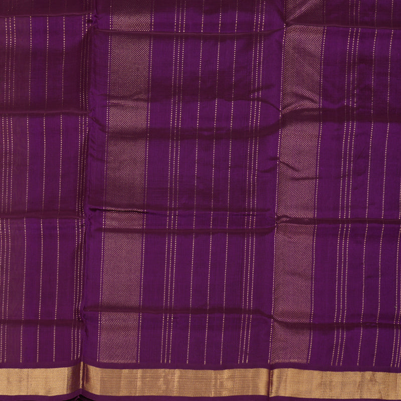 Hayagrivas Handloom Silk Cotton Saree in Bold Lemon Green SWBE809C2-7