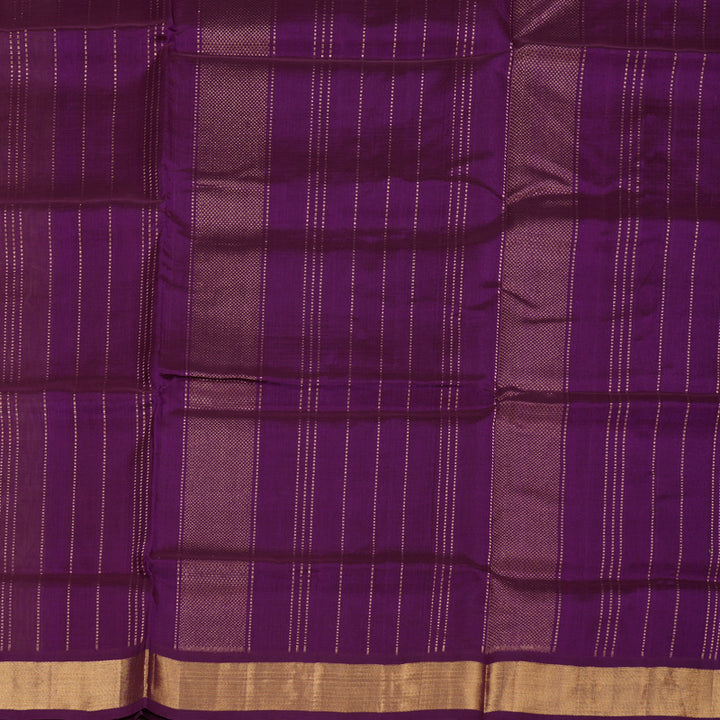 Hayagrivas Handloom Silk Cotton Saree in Bold Lemon Green SWBE809C2-7
