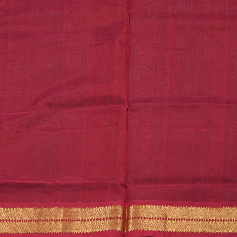 Hayagrivas Handloom Silk Cotton Saree in Mesmerizing Peacock Green SWBE809C3-9