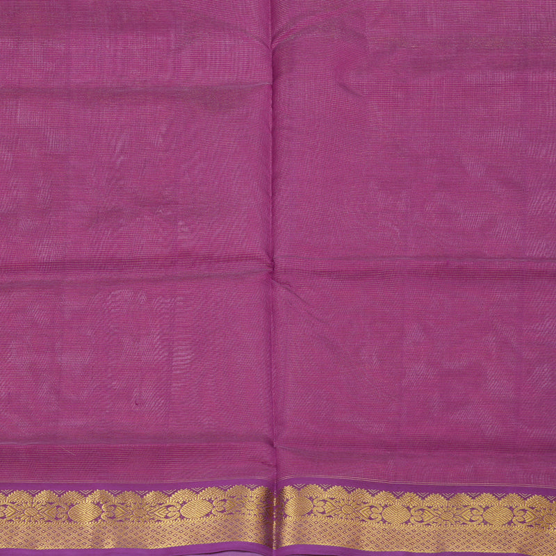 Hayagrivas Handloom Silk Cotton Saree in Splendid Peach Pink SWBE809C5-1