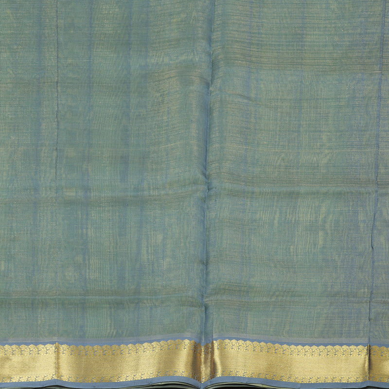 Hayagrivas Handloom Silk Cotton Saree in Stunning Fluorescent Green SWBE809C5-13