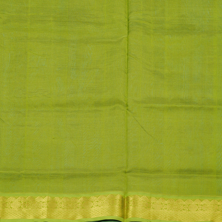 Hayagrivas Handloom Silk Cotton Saree in Mesmering Cobalt Blue SWBE809C5-6