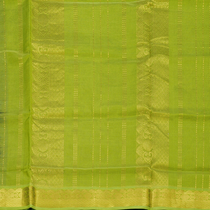 Hayagrivas Handloom Silk Cotton Saree in Mesmering Cobalt Blue SWBE809C5-6