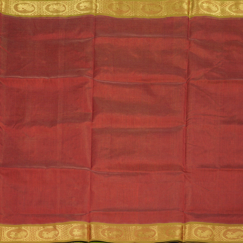 Hayagrivas Handloom Silk Cotton Saree in Opulent Maroon Red SWBE809C5-7