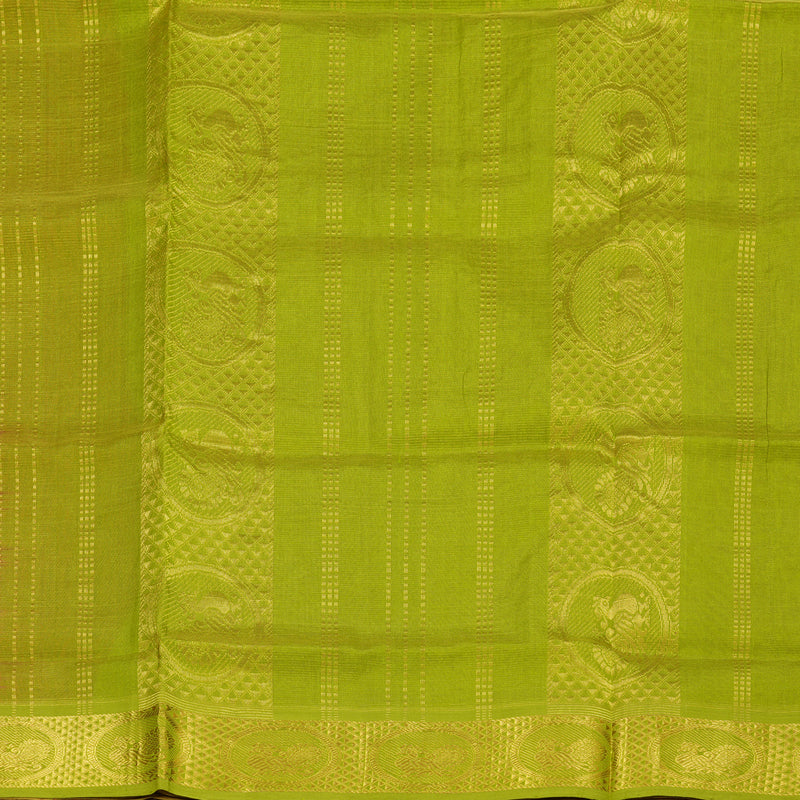 Hayagrivas Handloom Silk Cotton Saree in Opulent Maroon Red SWBE809C5-7