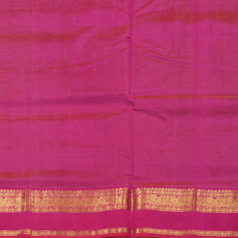 Hayagrivas Handloom Vairaoosi Silk Cotton Saree in Lavish Dark Brown SWBE809C6-1