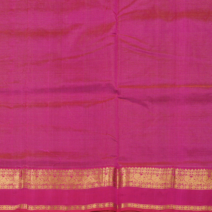 Hayagrivas Handloom Vairaoosi Silk Cotton Saree in Lavish Dark Brown SWBE809C6-1