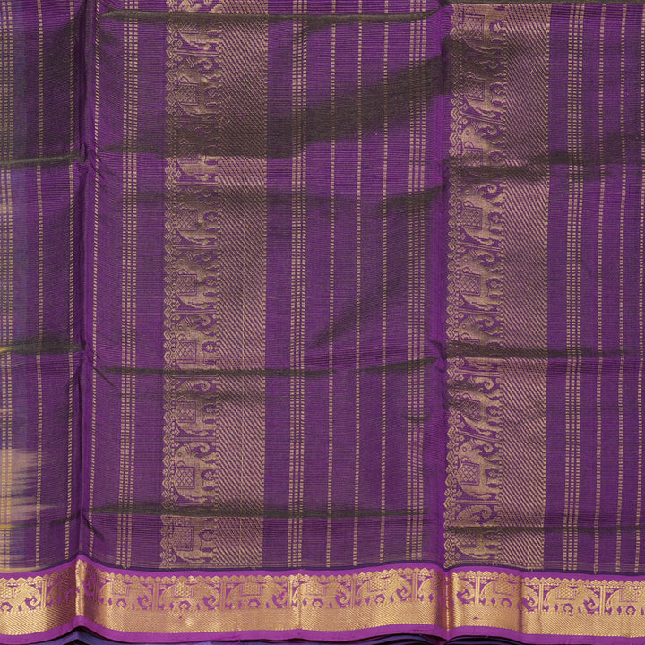 Hayagrivas Handloom Silk Cotton Saree in Alluring Sea Green SWBE809C6-8