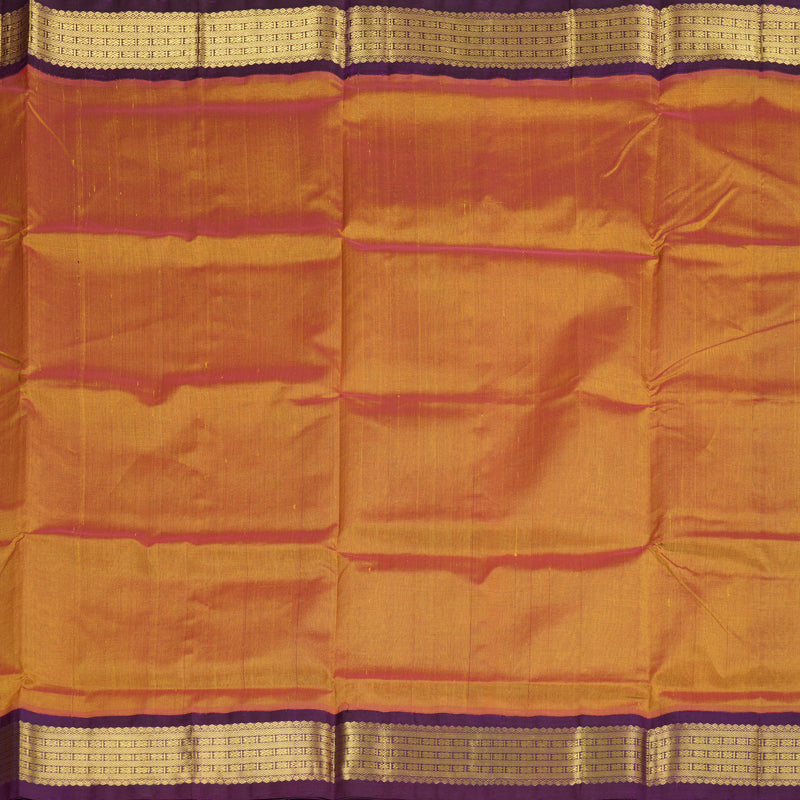Hayagrivas Handloom Silk Cotton Saree in Magical Honey Mustard SWBE809C8-3