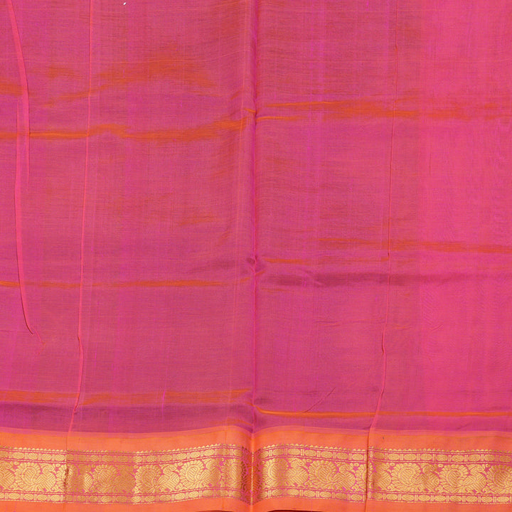 Hayagrivas Handloom Silk Cotton Saree in Elegant Bottle Green SWBE809C8-4