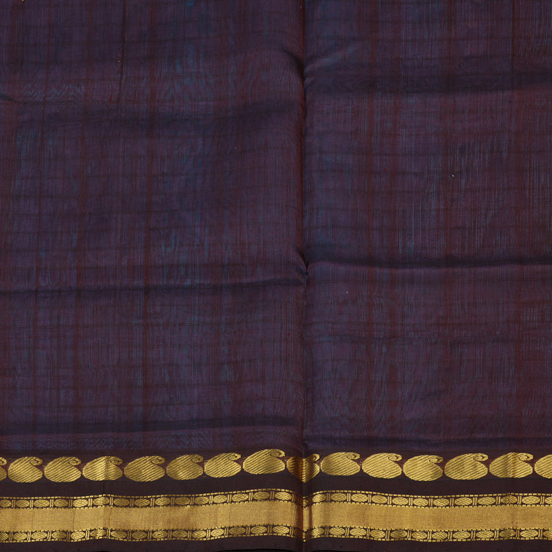 Hayagrivas Handloom Silk Cotton Saree in Ethereal Sky Blue SWBE809C9-1