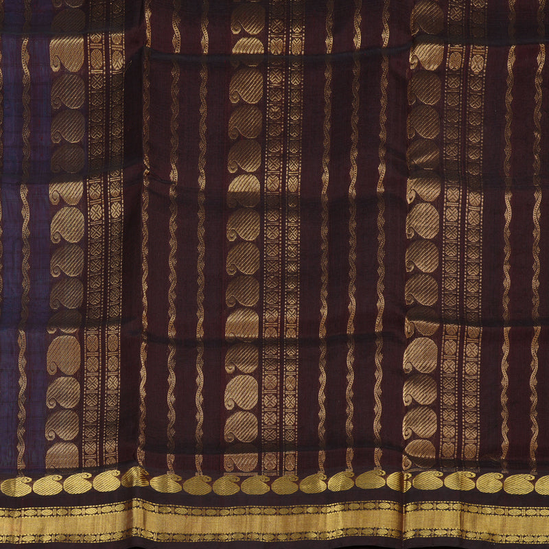 Hayagrivas Handloom Silk Cotton Saree in Ethereal Sky Blue SWBE809C9-1