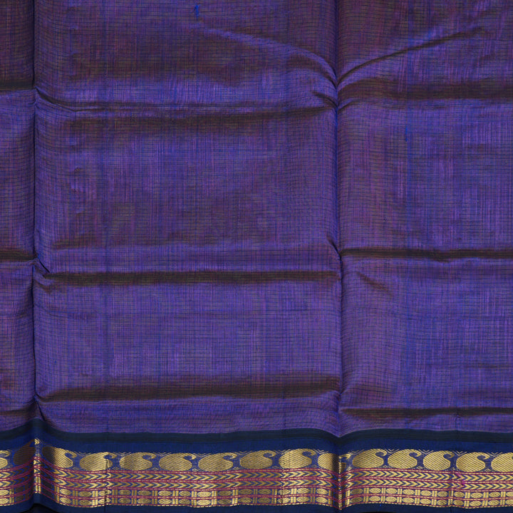 Hayagrivas Handloom Silk Cotton Saree in Luxurious Dual Tone (Pink with Yellow) SWBE809C9-3