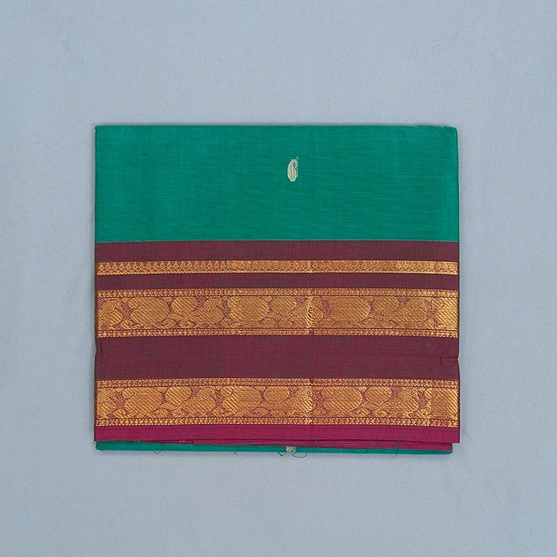 Hayagrivas Sea Green Handloom Chettinad Cotton Saree SSKBF86F1-105