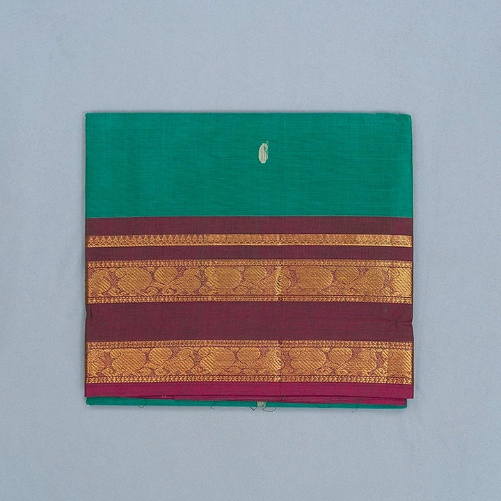 Hayagrivas Sea Green Handloom Chettinad Cotton Saree SSKBF86F1-105