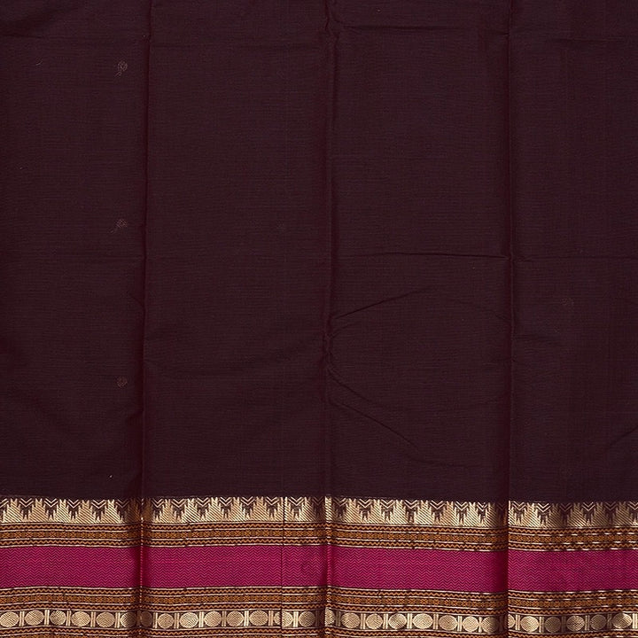 Hayagrivas Deep Nagapazham Handloom Kanchi Cotton Saree SSCBF66E5-9