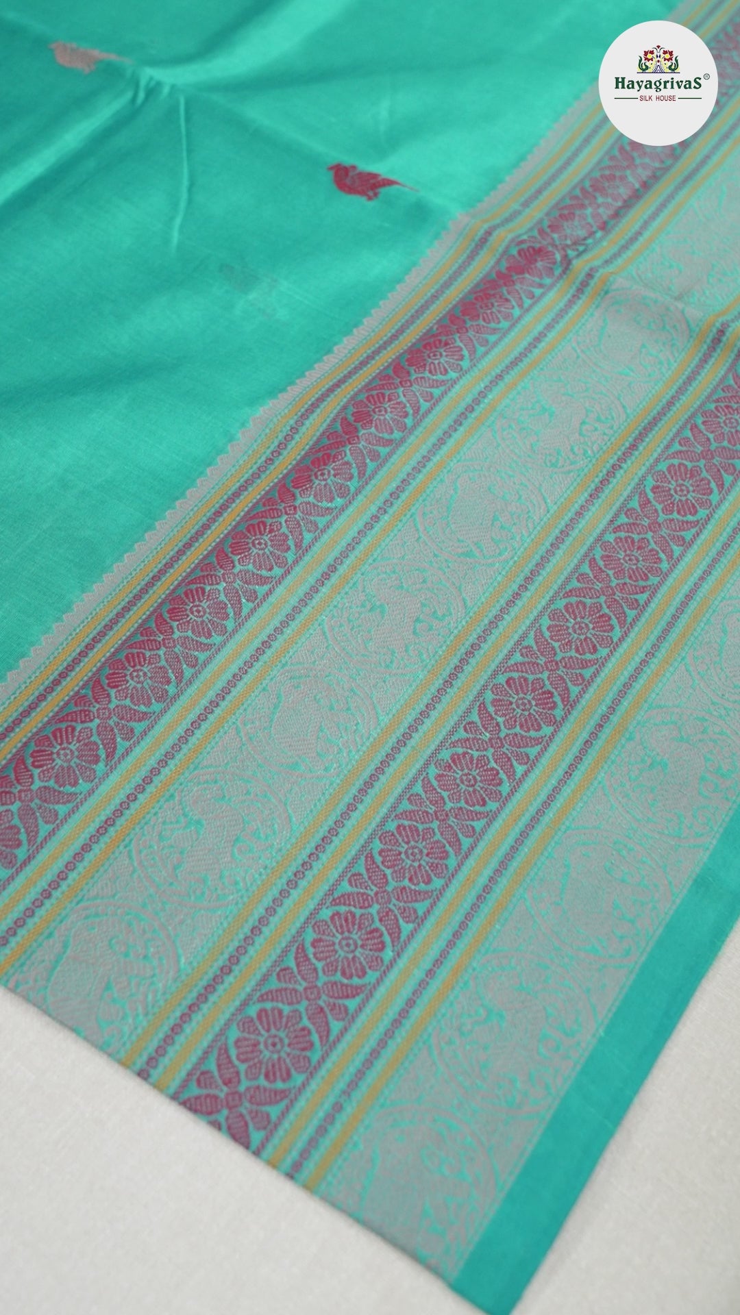 Hayagrivas Handloom Silk Cotton Saree BBD1308L1-1