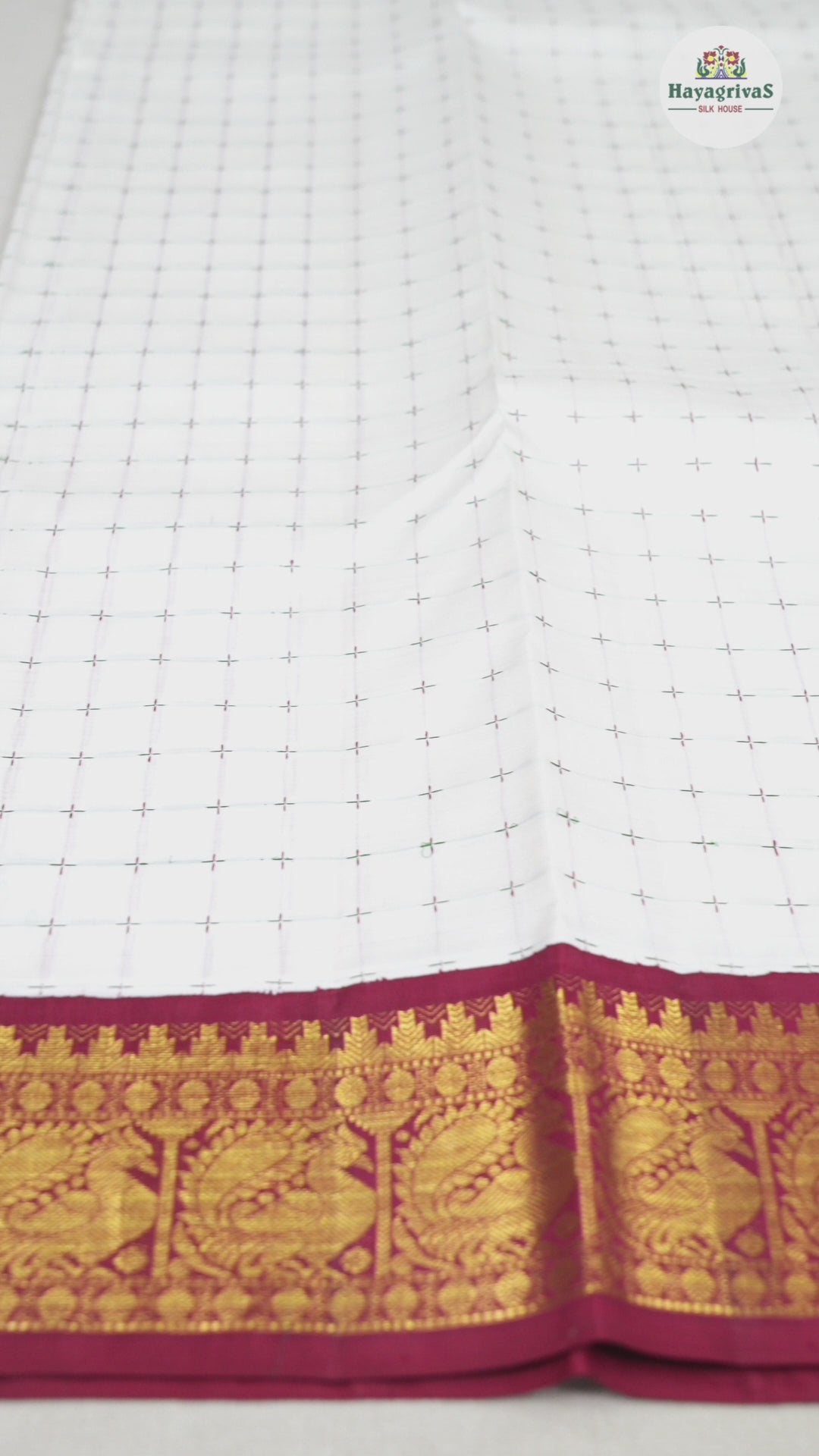 Hayagrivas Handloom Ganga Jamuna Kanjivaram Silk Saree KBD1624A1-2