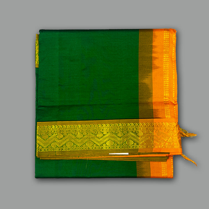 Hayagrivas Green Semi Silk Cotton Saree SSCBF79F2-32
