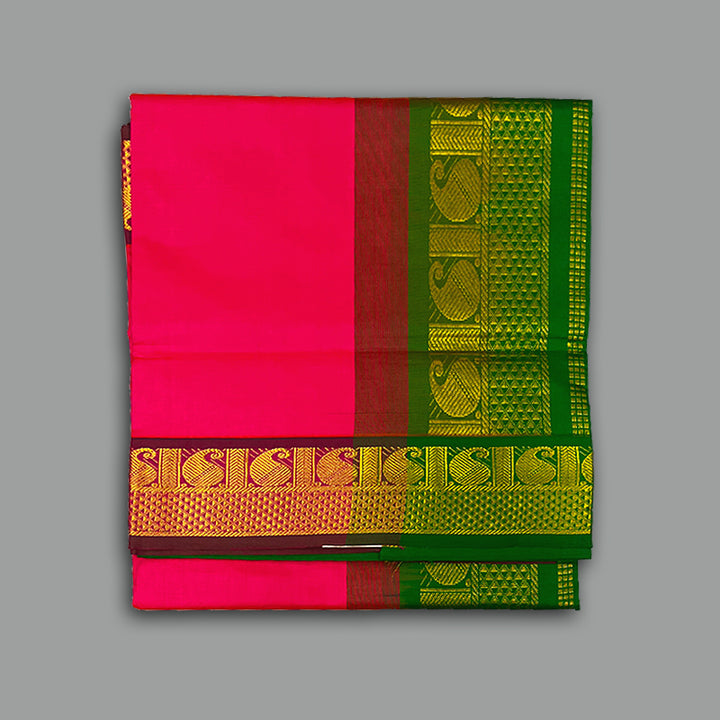 Hayagrivas Pink Semi Silk Cotton Saree SSCBF83F1-80